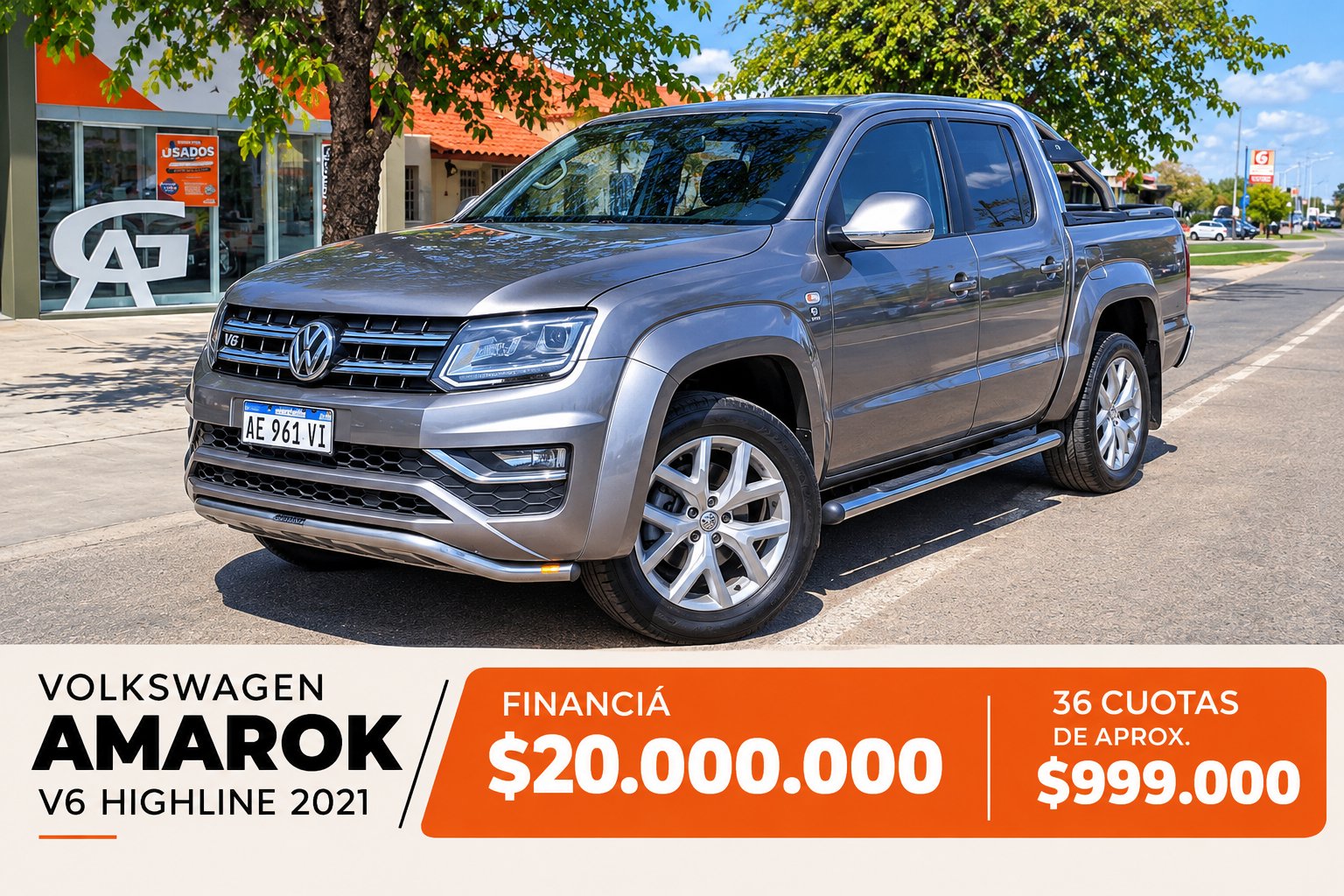 VOLKSWAGEN AMAROK 3.0 TDi V6 258cv HIGHLINE DC 4x4 AUT. L/20