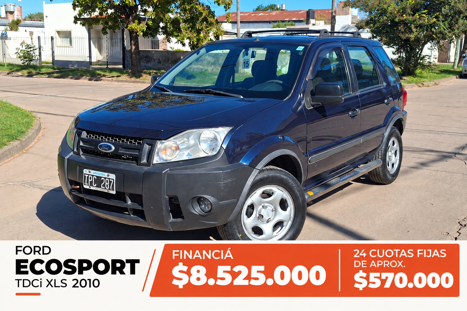 FORD ECOSPORT 1.4L TDCI XLS 4x2 L/10