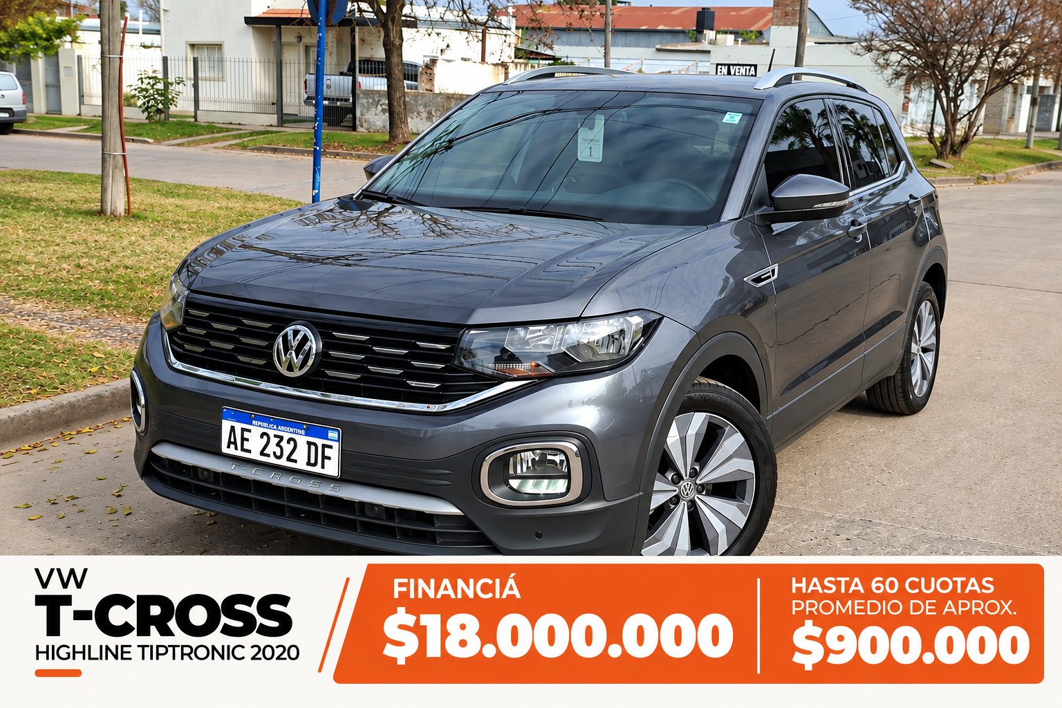 VOLKSWAGEN T-CROSS 1.6 HIGHLINE TIP-TRONIC
