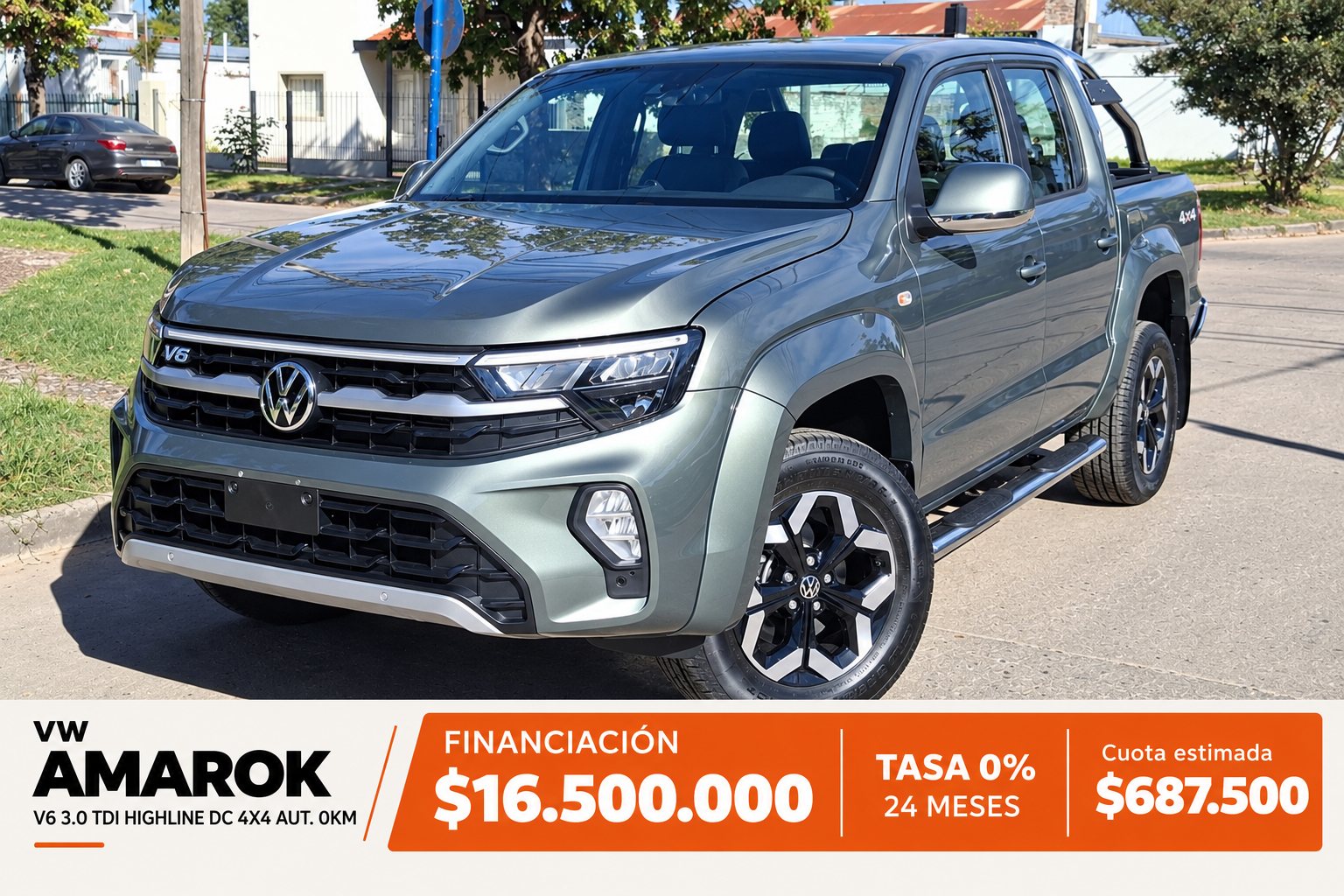 VOLKSWAGEN AMAROK V6 3.0 CONFORTLINE 4X4 AT L/24